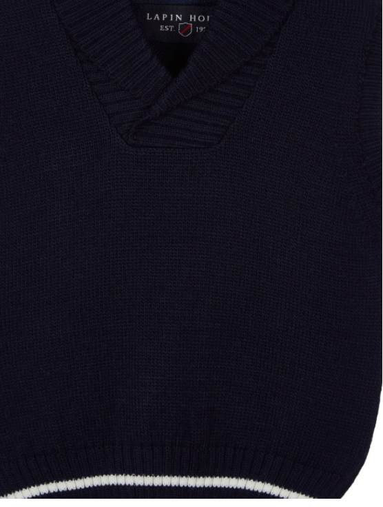 LAPIN HOUSE ribbed knitted waistcoat