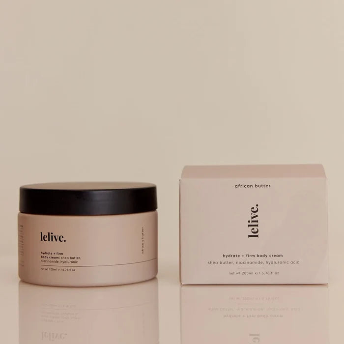 Lelive - african butter | hydrate + firm body cream
