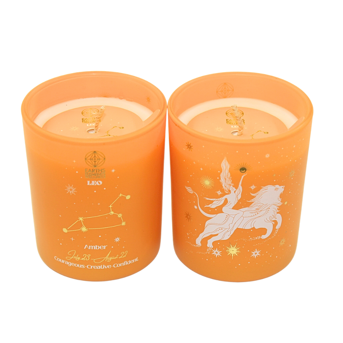 Leo Zodiac Candle