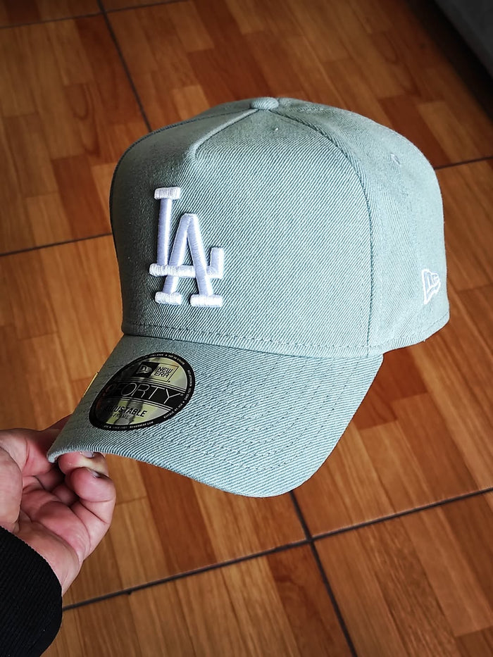 Los Angeles Dodgers'Denim White' 9FORTY A-Frame Snapback
