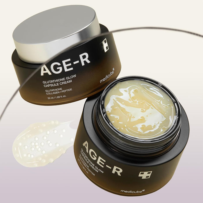 MEDICUBE AGE-R Glutathione Glow Capsule Cream - veido kremas su glutationu