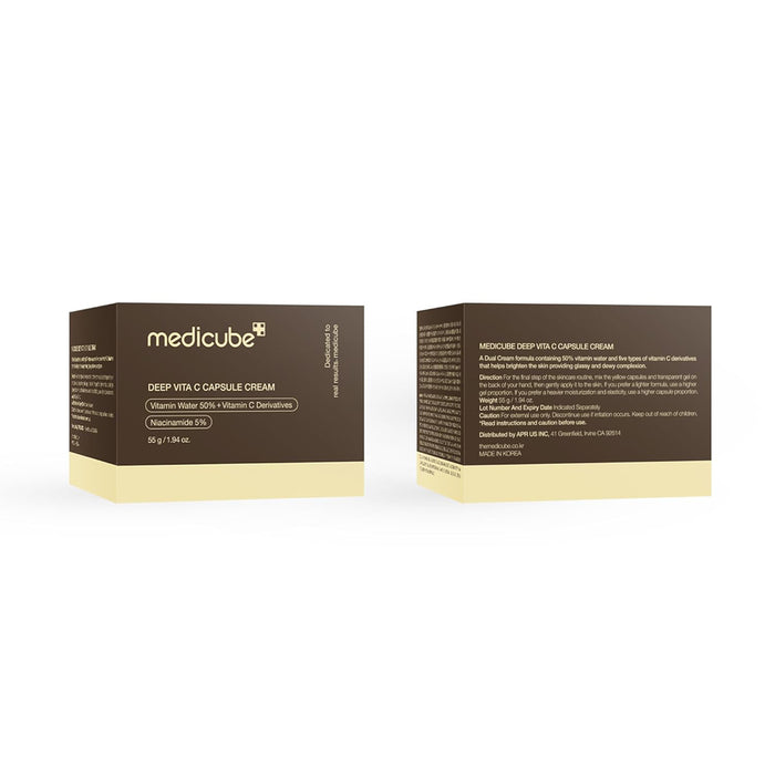 MEDICUBE Deep Vita C Capsule Cream - veido kremas