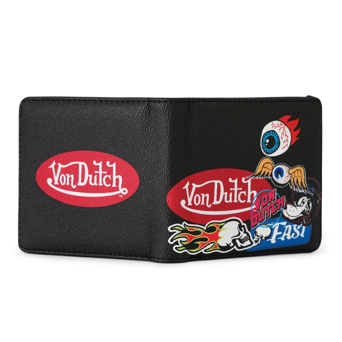 Multi-Flying Eye Bi-fold Wallet for Vondutch