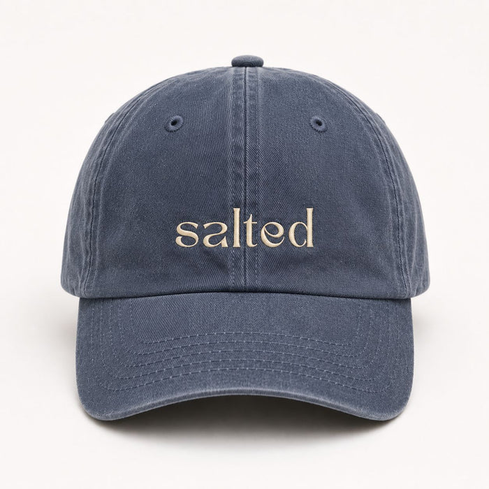 Navy Acid Wash Cap