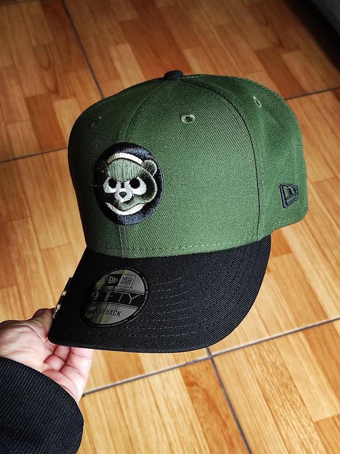 New Era Chicago Cubs two Tone olive black 9fifty snapback