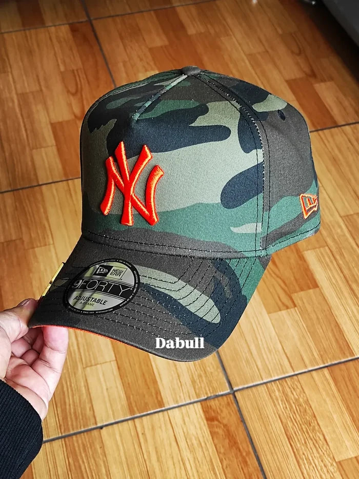New Era New York Yankees World Series 1999 Camo Edition 9Forty A Frame Snapback Hat