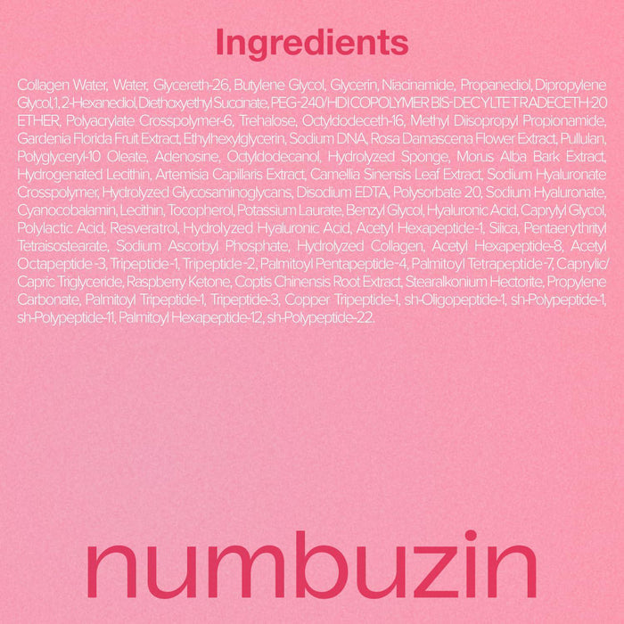 Numbuzin No.2 Rose PDRN Collagen 2X Plumping Serum 30 mL