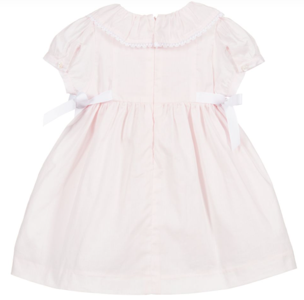 Patachou Baby Girl Pale Pink Cotton Dress