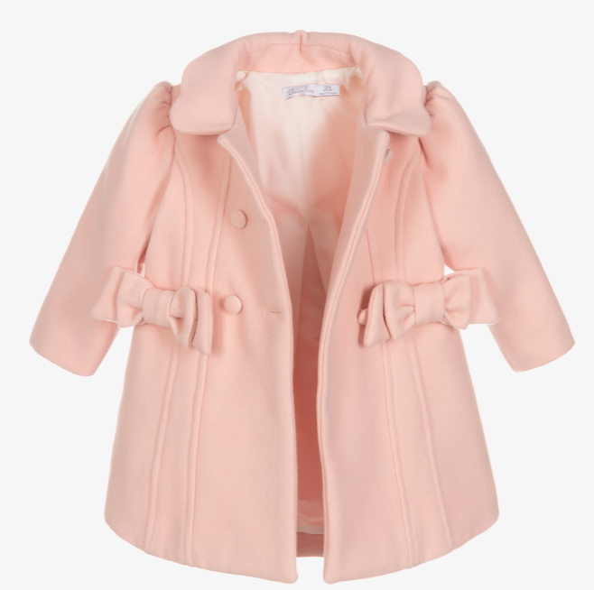 PATACHOU Girls Pale Pink Coat