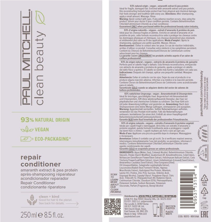 Paul Mitchell Clean Beauty Repair Conditioner