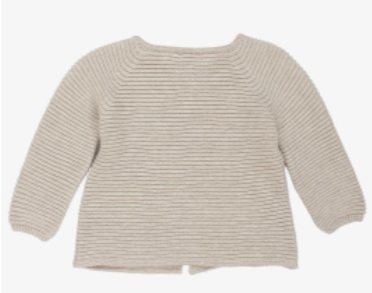 PAZ RODRIGUEZ Baby Beige Cardigan
