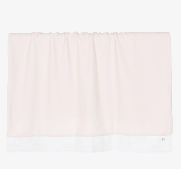 PAZ RODRIGUEZ Pink Velour Blanket (88cm)