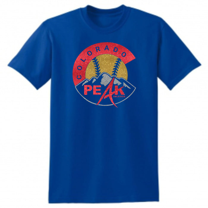 Peak Logo Basic Tee- Matte or Glitter