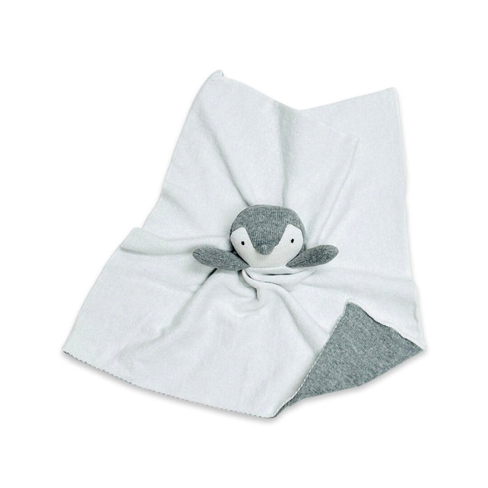 Penguin - Organic Baby Lovey Security Blanket Cuddle Cloth