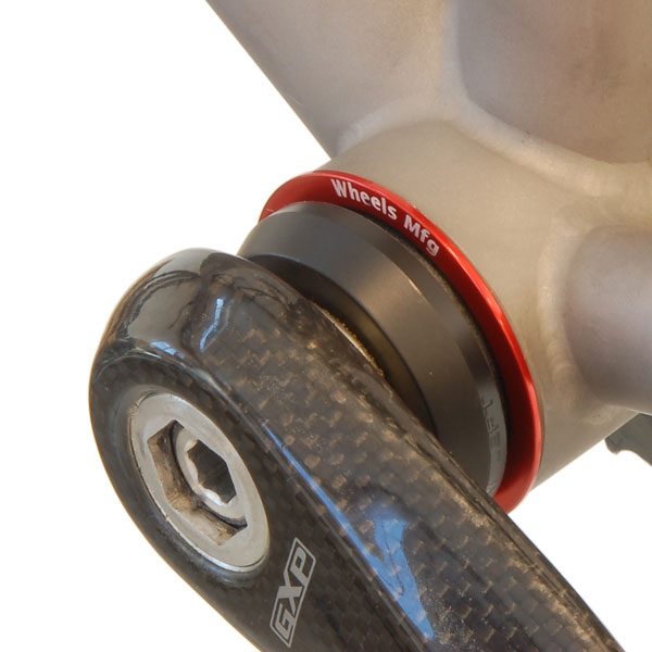 Wheels Mfg PF30 Adapter with SRAM Crank Installed