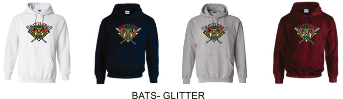 Rattlers Basic Hoodie- 3 designs- Matte or Glitter