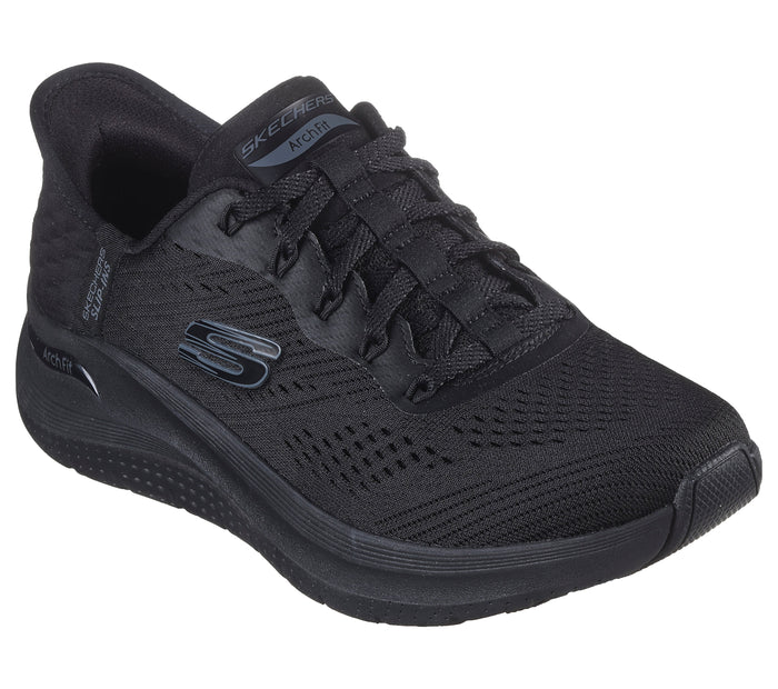 SKECHERS Sneaker arch fit nero mono 150066 ARCHFIT-BBK