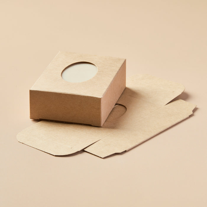 Soap Box - Oval Window (KRAFT COLOR) - product detail
