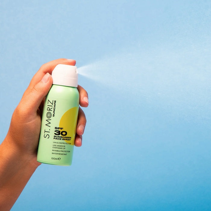 SUNSCREEN FACE SPRAY SPF30- Spray Facial Cu SPF 30 Cu Protectie Cu Spectru Larg UVA Si UVB