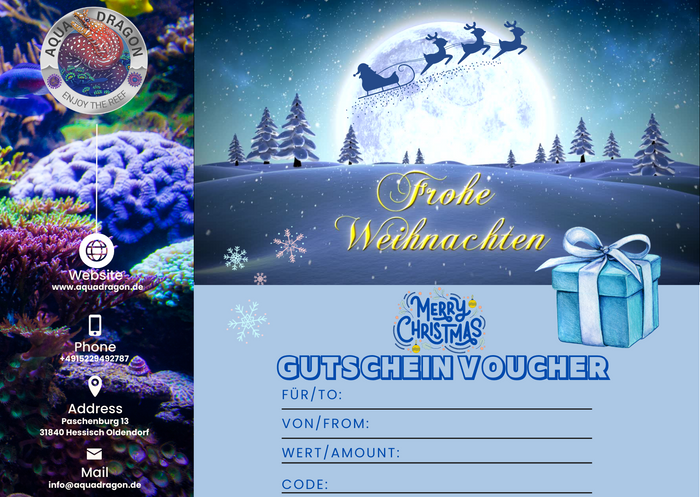 Weihnachts-Geschenkgutschein