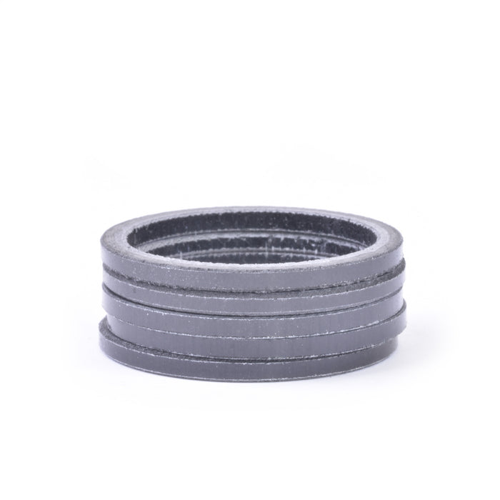 HD0001 1-1/8" x 2.5mm Carbon Fiber Headset Spacer, Bag of 5