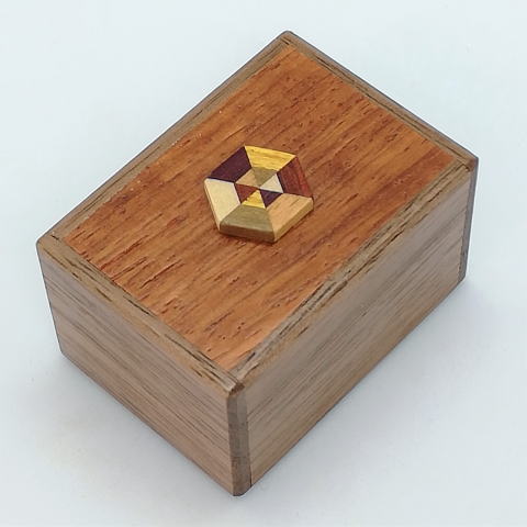 10 Step Mame Natural Wood Japanese Puzzle Box