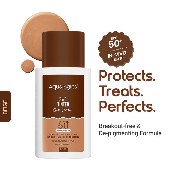 3-in-1 Tinted Sun Serum - Beige | 50g