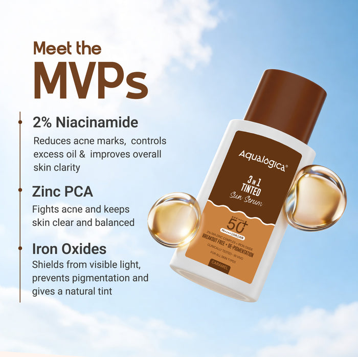 3-in-1 Tinted Sun Serum - Caramel | 50g