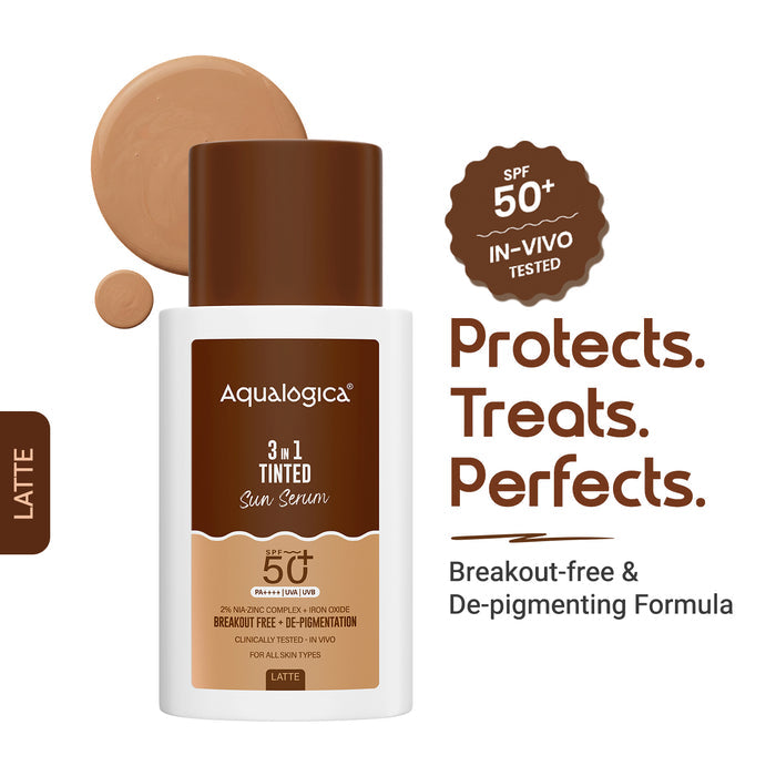 3-in-1 Tinted Sun Serum - Latte | 50g