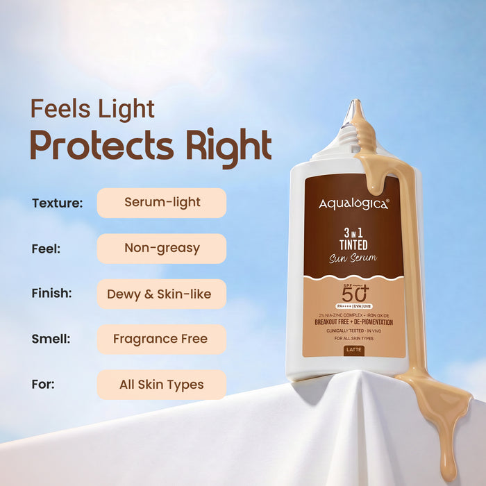 3-in-1 Tinted Sun Serum - Latte | 50g