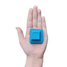 3D Printed 4-Square Heart Breakaway Bath Bomb Mold