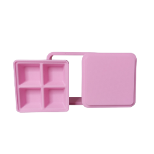 3D Printed 4-Square Plain Breakaway Bath Bomb Mold