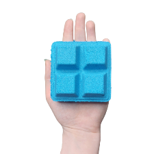3D Printed 4-Square Plain Breakaway Bath Bomb Mold