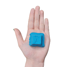 3D Printed 6-Square Moon Breakaway Bath Bomb Mold