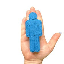 3D Printed Washroom Man Bath Bomb Mold