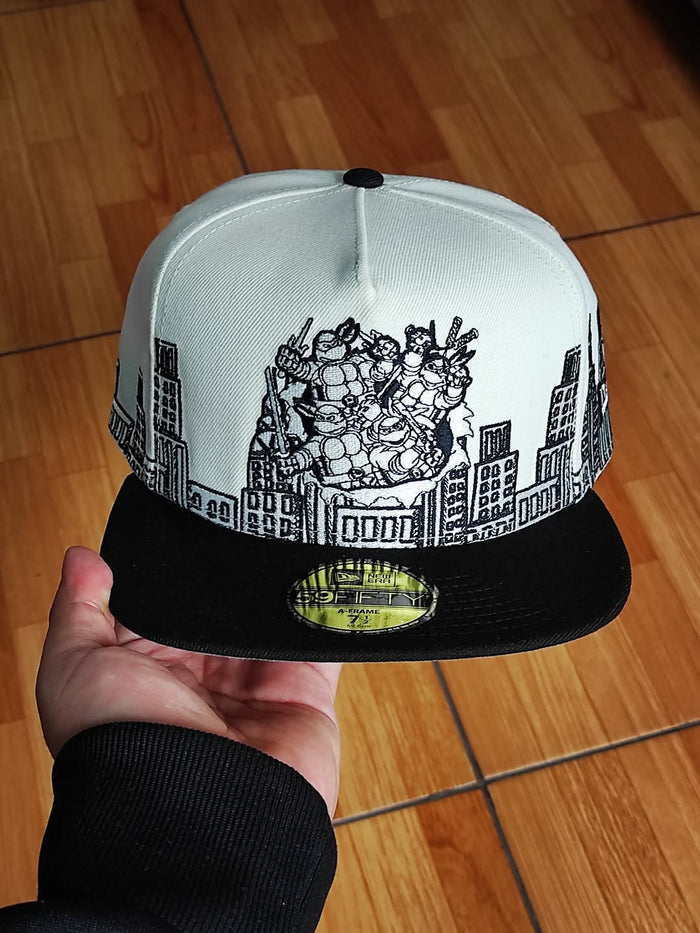 59FIFTY Tortugas ninja Chrome black a frame