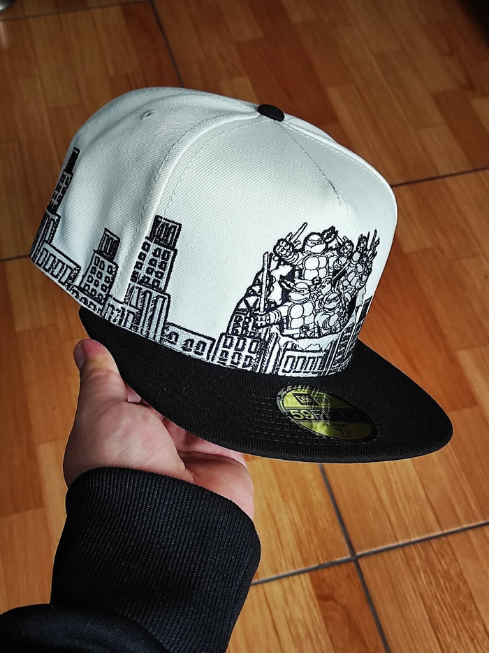59FIFTY Tortugas ninja Chrome black a frame