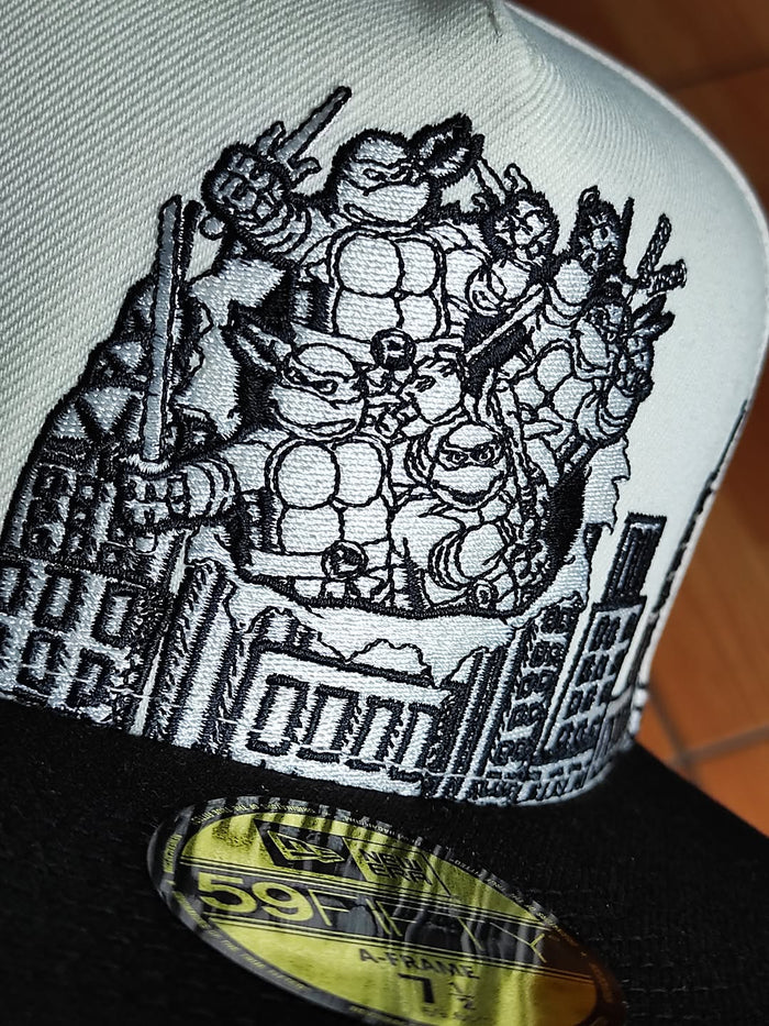 59FIFTY Tortugas ninja Chrome black a frame