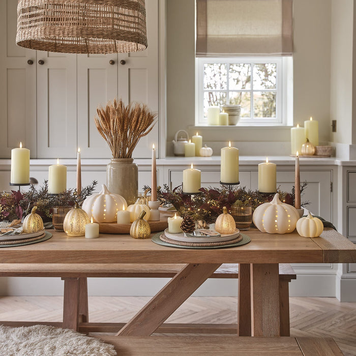 70cm Autumn Winter Trio Candle Holder