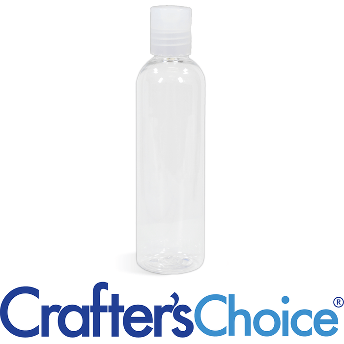 8 oz Clear Bullet with Natural Disc Top Set