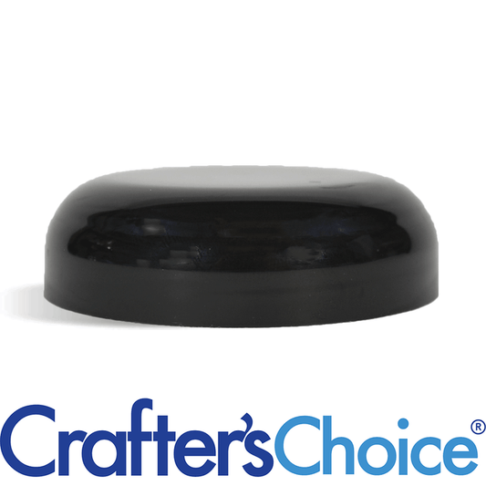 89/400 Black Dome Top Cap - No Liner