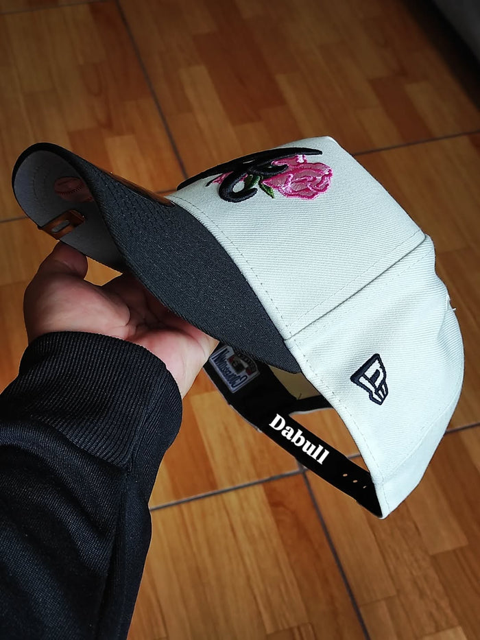 9FIFTY A-Frame Atlanta braves Chrome Black Snapback New era