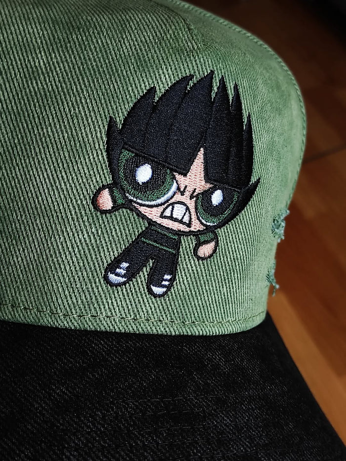 9FIFTY A-Frame Las Chicas Superpoderosas verde con Visera Negra