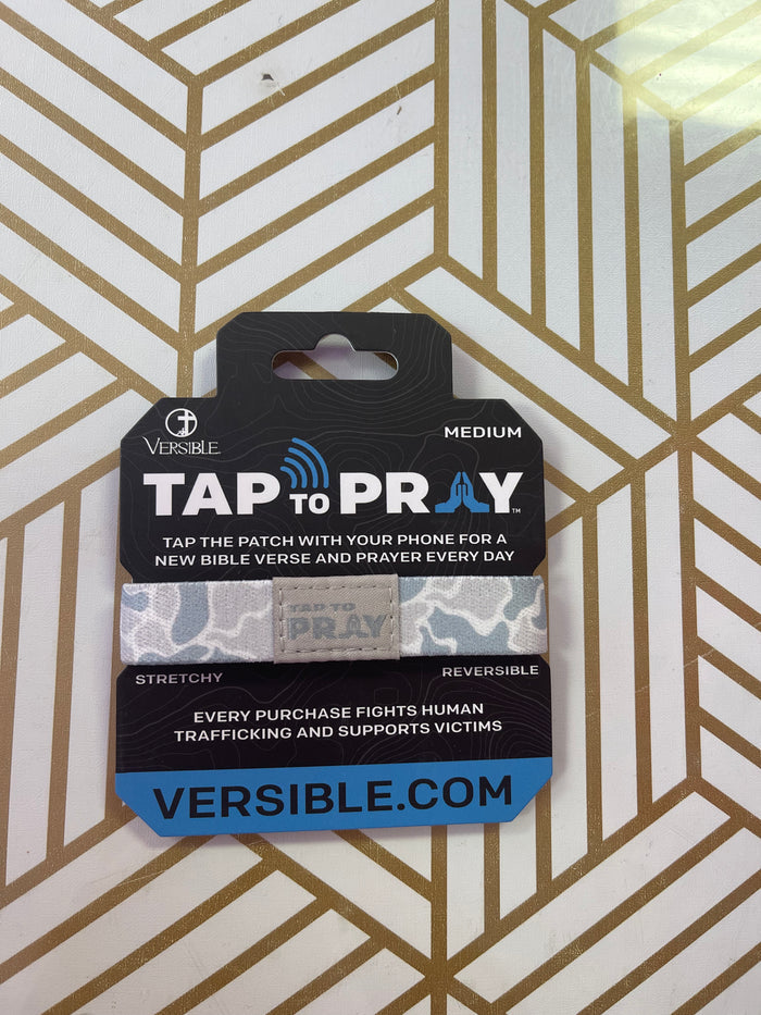 Tap To Pray® Wristband - River Rock Camo - Aspen