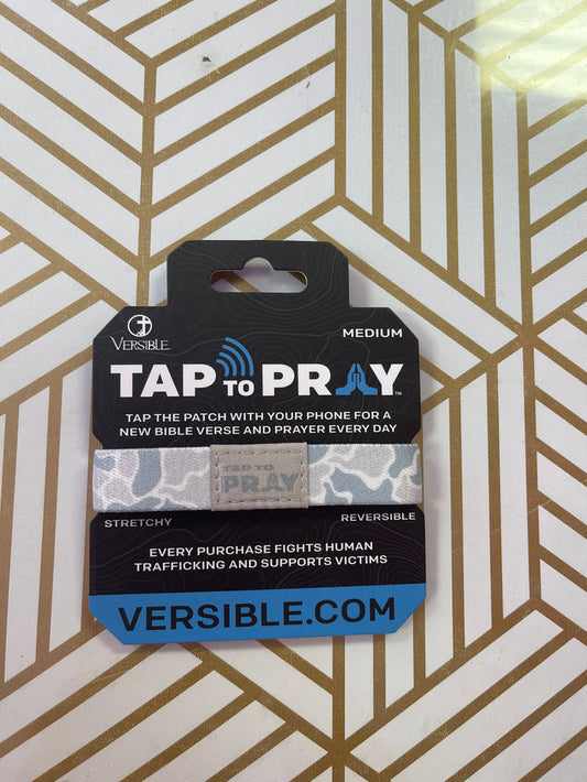 Tap To Pray® Wristband - River Rock Camo - Aspen
