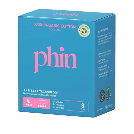 ABSORBANTE BUMBAC ORGANIC DE NOAPTE - Absorbante Pentru Flux Abundent
