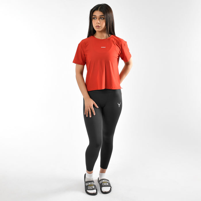 Aerocrop Boxy Tee - IRONGEAR Fitness