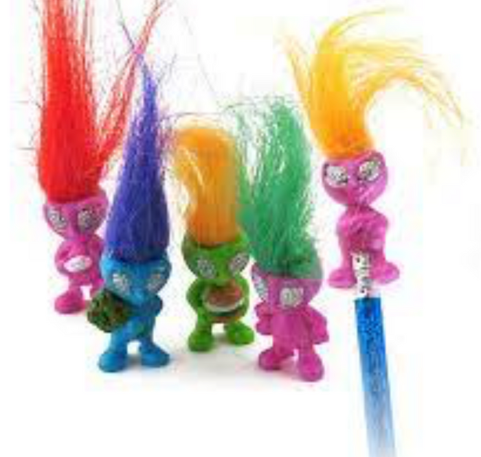 Alien Troll Pencil Topper (36 per unit) #4093 (F-12)