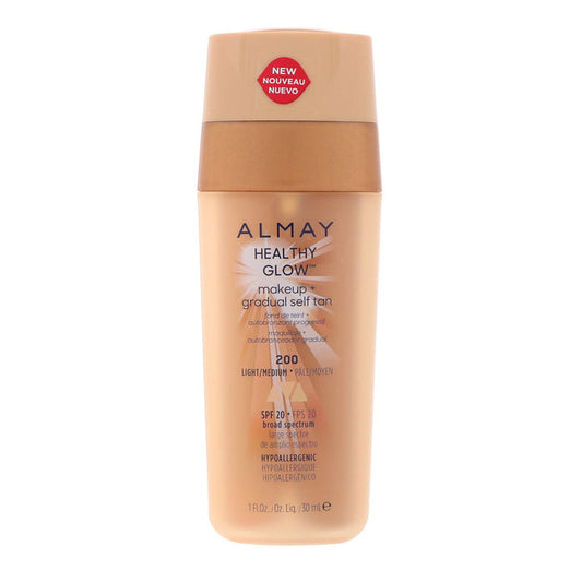 Almay Healthy Glow Makeup n Gradual Self Tan 1oz - ikatehouse