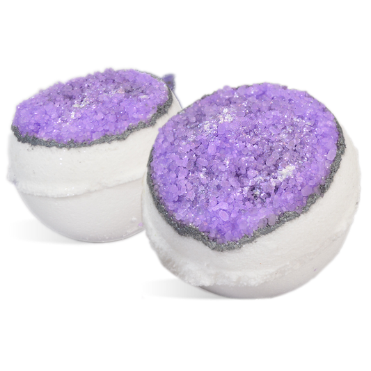 Amethyst Geode Bath Fizzies Kit